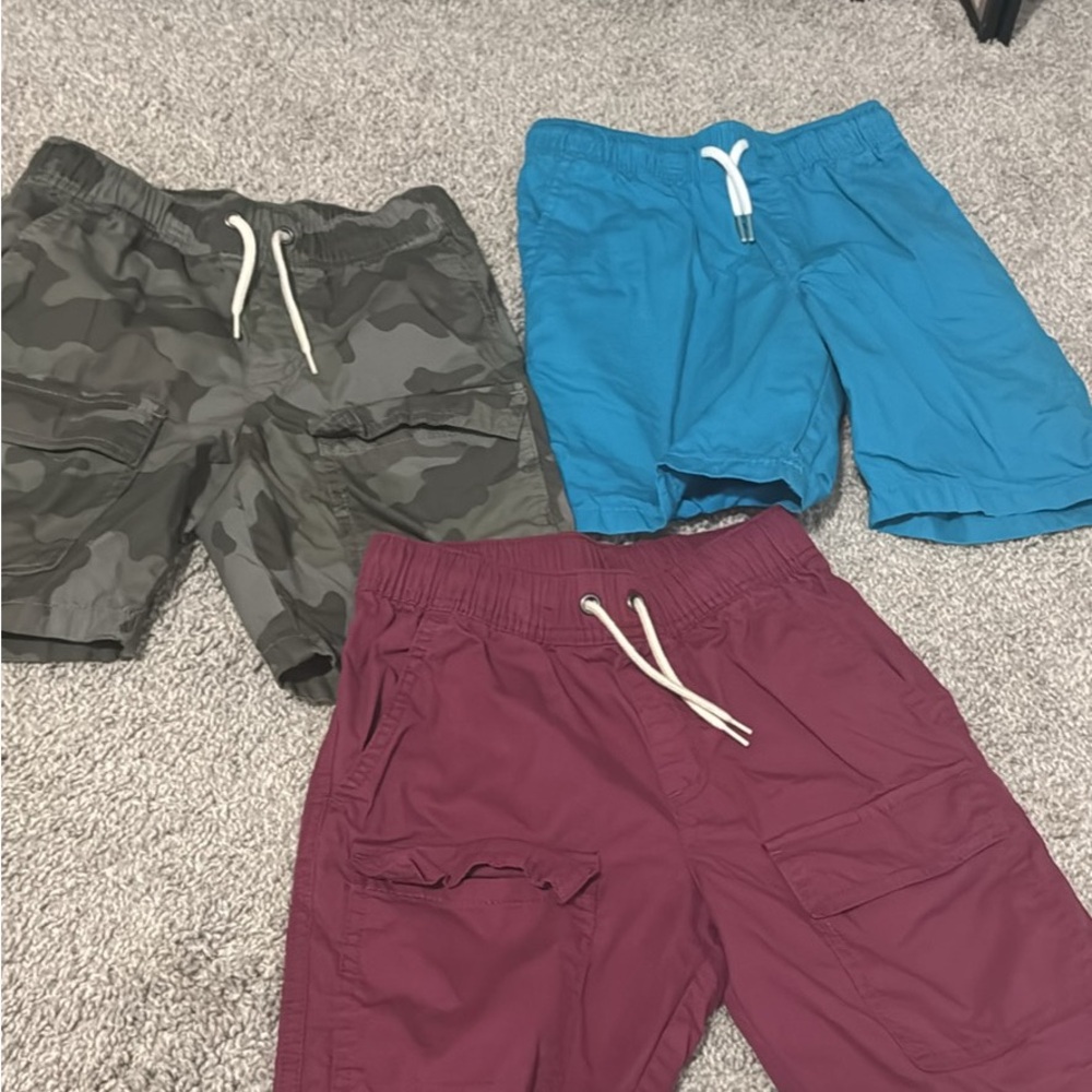 Cat & Jack Kids Shorts Set - Camouflage, Teal, Burgundy